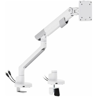 ART UCHWYT BIURKOWY GAZOWY DO 1 MONITORA LED/LCD 17-40" L-29GD 2-11kg 2xUSB 3.0 PREMIUM White (Tables, 35", 11 kg), Support de moniteur, Blanc - Publicité ART UCHWYT BIURKOWY GAZOWY DO 1 MONITORA LED/LCD 17-40" L-29GD 2-11kg 2xUSB 3.0 PREMIUM White (Tables, 35", 11 kg), Support de moniteur, Blanc - Publicité