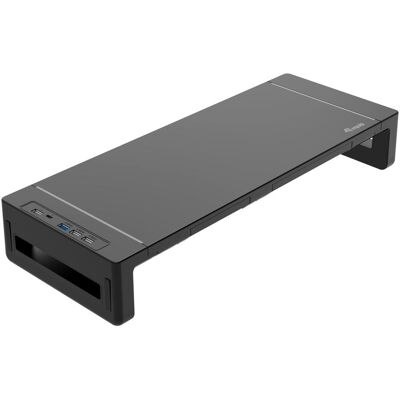 Equip 650883 Ergonomic, Réhausseur pour moniteur, Noir - Publicité Equip 650883 Ergonomic, Réhausseur pour moniteur, Noir - Publicité