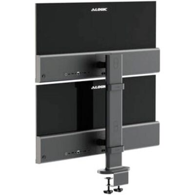 Alogic Ständer Elevate 34" Dual vertical Monitor spacegray (Tables, 34", 12 kg), Support de moniteur, Gris - Publicité Alogic Ständer Elevate 34" Dual vertical Monitor spacegray (Tables, 34", 12 kg), Support de moniteur, Gris - Publicité
