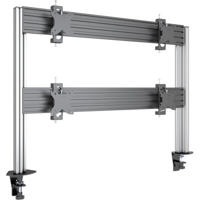 Multibrackets 5544 (Tables, 4.40 kg), Support de moniteur, Noir, Argent - Publicité Multibrackets 5544 (Tables, 4.40 kg), Support de moniteur, Noir, Argent - Publicité