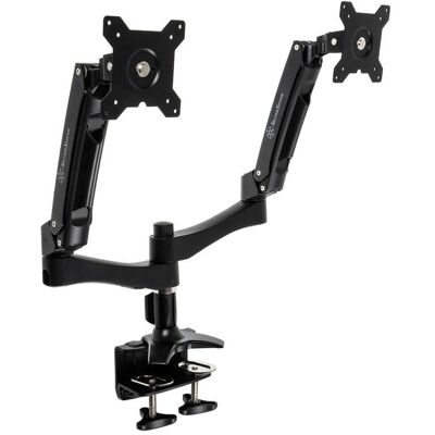 Silverstone SST-ARM22BC Support d'écran double (Tables, 24", 10 kg), Support de moniteur, Noir - Publicité Silverstone SST-ARM22BC Support d'écran double (Tables, 24", 10 kg), Support de moniteur, Noir - Publicité