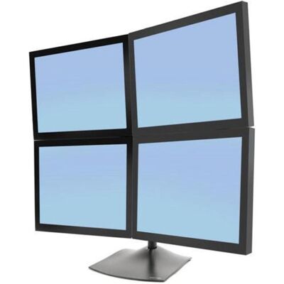Ergotron DS100 Monitor Standfuss (Tables, 24", 14 kg), Support de moniteur, Noir - Publicité Ergotron DS100 Monitor Standfuss (Tables, 24", 14 kg), Support de moniteur, Noir - Publicité