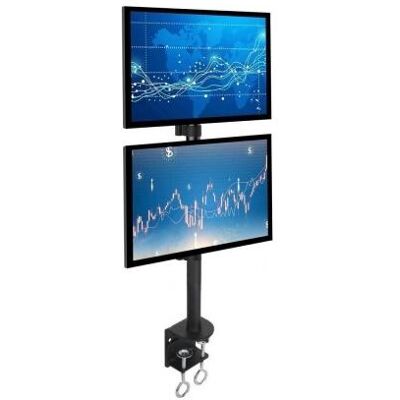 Techly Support d'écran Ica-Lcd-350-D / (Tables, 27", 20 kg), Support de moniteur, Noir - Publicité Techly Support d'écran Ica-Lcd-350-D / (Tables, 27", 20 kg), Support de moniteur, Noir - Publicité