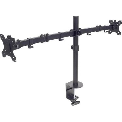 Manhattan Bras de moniteur de table pour deux écrans 33 813 (Tables, 32", 8 kg), Support de moniteur, Noir - Publicité Manhattan Bras de moniteur de table pour deux écrans 33 813 (Tables, 32", 8 kg), Support de moniteur, Noir - Publicité