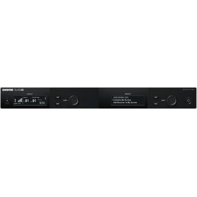 Shure SLXD4DE=-G59 - Odbiornik podwójny cyfrowy, Micro : accessoires - Publicité Shure SLXD4DE=-G59 - Odbiornik podwójny cyfrowy, Micro : accessoires - Publicité