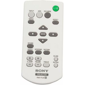 Sony Commandant à distance (RM-PJ8) (Télécommande spécifique à l’appareil, Infrarouge), Télécommande, Blanc - Publicité Sony Commandant à distance (RM-PJ8) (Télécommande spécifique à l’appareil, Infrarouge), Télécommande, Blanc - Publicité