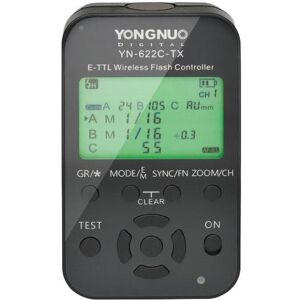 Yongnuo Radijo siųstuvas Contrôleur flash sans fil YN-622C-TX E-TTL (Canon) (Télécommande flash), Flash : accessoires, Noir - Publicité Yongnuo Radijo siųstuvas Contrôleur flash sans fil YN-622C-TX E-TTL (Canon) (Télécommande flash), Flash : accessoires, Noir - Publicité