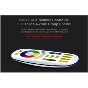 Synergy 21, Éclairage : accessoires, Télécommande pour LED RGB-WW (RGB-CCT) 4 zones *MiLight - Publicité Synergy 21, Éclairage : accessoires, Télécommande pour LED RGB-WW (RGB-CCT) 4 zones *MiLight - Publicité
