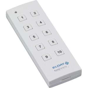 Eldat Télécommande RT34-5010E-01-0 10 - canaux, blanc de sécurité RAL9003 (Fréquence radio (RF)), Télécommande, Blanc - Publicité Eldat Télécommande RT34-5010E-01-0 10 - canaux, blanc de sécurité RAL9003 (Fréquence radio (RF)), Télécommande, Blanc - Publicité