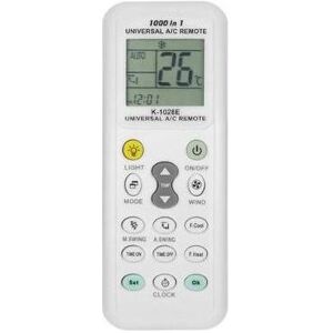 Savio K-1028 Télécommande IR Conditionneur d'air sans fil Boutons de pression (Télécommande universelle, Infrarouge), Télécommande, Blanc - Publicité Savio K-1028 Télécommande IR Conditionneur d'air sans fil Boutons de pression (Télécommande universelle, Infrarouge), Télécommande, Blanc - Publicité