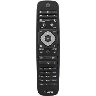 Lasmex LXP430 Philips LED-430 (Télécommande spécifique à l’appareil, Infrarouge), Télécommande, Noir - Publicité Lasmex LXP430 Philips LED-430 (Télécommande spécifique à l’appareil, Infrarouge), Télécommande, Noir - Publicité