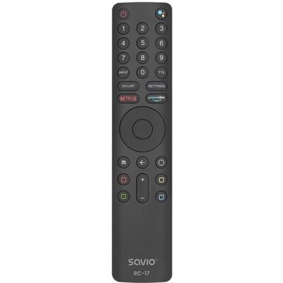 Savio Télécommande RTV RC-27 : télécommande universelle / de remplacement pour téléviseurs SAMSUNG - (Télécommande universelle, Infrarouge), Télécommande, Noir - Publicité Savio Télécommande RTV RC-27 : télécommande universelle / de remplacement pour téléviseurs SAMSUNG - (Télécommande universelle, Infrarouge), Télécommande, Noir - Publicité