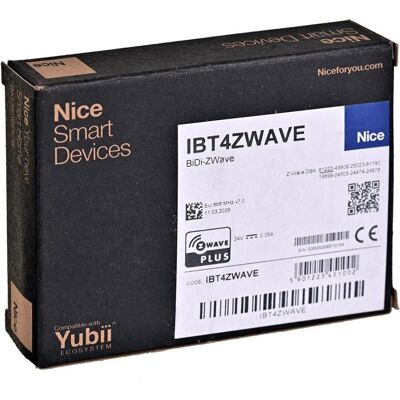 Nice Inteligentny przycisk BiDi Z-Wave (FGT4B-001 IBT4ZWAVE 868 4 Mhz) (Télécommande spécifique à l’appareil, Fréquence radio (RF), WiFi), Télécommande, Blanc, Noir - Publicité Nice Inteligentny przycisk BiDi Z-Wave (FGT4B-001 IBT4ZWAVE 868 4 Mhz) (Télécommande spécifique à l’appareil, Fréquence radio (RF), WiFi), Télécommande, Blanc, Noir - Publicité