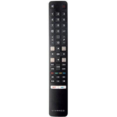 Vivanco Télécommande de rechange pour téléviseur TCL (Télécommande spécifique à l’appareil, Infrarouge), Télécommande, Noir - Publicité Vivanco Télécommande de rechange pour téléviseur TCL (Télécommande spécifique à l’appareil, Infrarouge), Télécommande, Noir - Publicité