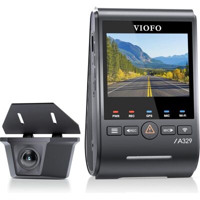 Viofo A329SW 2CH (Récepteur GPS, 4K), Dashcam, Gris, Noir - Publicité Viofo A329SW 2CH (Récepteur GPS, 4K), Dashcam, Gris, Noir - Publicité
