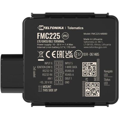 Teltonika, GPS : accessoires, Tracker GPS- FMC225- Véhicule- 4G LTE Bluetooth - GSM - Bluetooth - Publicité Teltonika, GPS : accessoires, Tracker GPS- FMC225- Véhicule- 4G LTE Bluetooth - GSM - Bluetooth - Publicité
