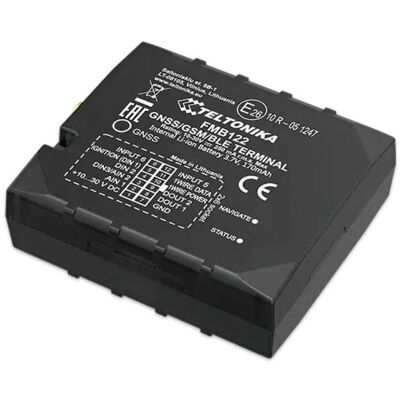 Teltonika, GPS : accessoires, FMB122 - Tracker DUAL-SIM avec antenne GNSS externe - Publicité Teltonika, GPS : accessoires, FMB122 - Tracker DUAL-SIM avec antenne GNSS externe - Publicité