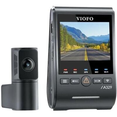 Viofo A329S 2CH (Bluetooth, Écran intégré, Récepteur GPS, WiFi, 4K), Dashcam, Noir - Publicité Viofo A329S 2CH (Bluetooth, Écran intégré, Récepteur GPS, WiFi, 4K), Dashcam, Noir - Publicité