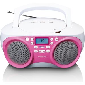 Lenco SCD-301 (FM), Radio, Pink - Publicité Lenco SCD-301 (FM), Radio, Pink - Publicité