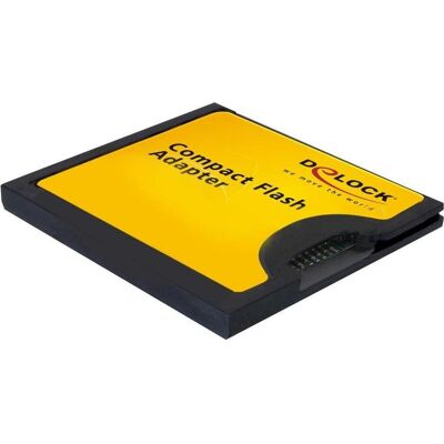 Delock Adaptateur pour Compact Flash, Lecteur de carte mémoire, Noir - Publicité Delock Adaptateur pour Compact Flash, Lecteur de carte mémoire, Noir - Publicité