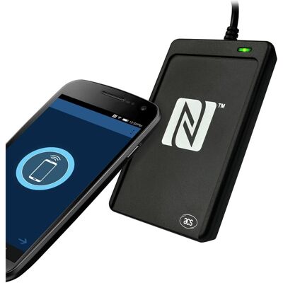 ACS ACR1252U-M1 NFC Reader III (USB), Lecteur de carte mémoire, Noir - Publicité ACS ACR1252U-M1 NFC Reader III (USB), Lecteur de carte mémoire, Noir - Publicité