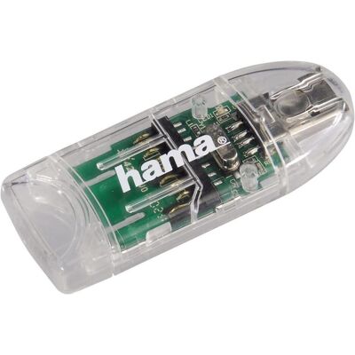 Hama Lecteur de cartes 8 en 1 (USB 2.0), Lecteur de carte mémoire, Transparent - Publicité Hama Lecteur de cartes 8 en 1 (USB 2.0), Lecteur de carte mémoire, Transparent - Publicité