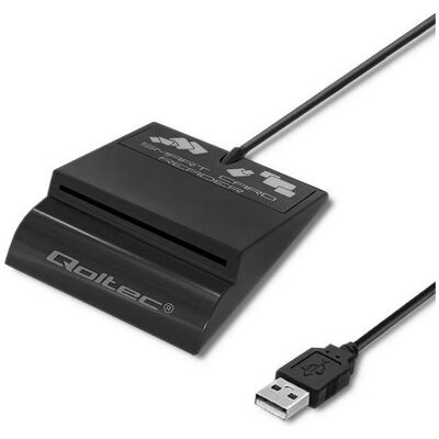 Qoltec 50636 Lecteur de carte USB Type C - Lecteur de cartes - Publicité Qoltec 50636 Lecteur de carte USB Type C - Lecteur de cartes - Publicité