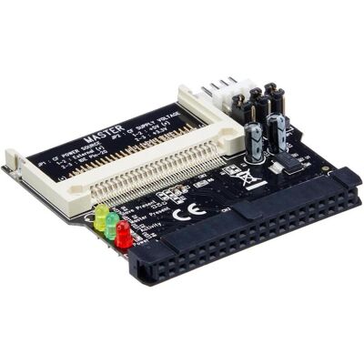 Delock IDE 40-pin to CF Adapter, Lecteur de carte mémoire, Noir - Publicité Delock IDE 40-pin to CF Adapter, Lecteur de carte mémoire, Noir - Publicité