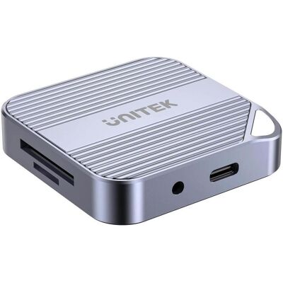 Unitek Czytnik Magnetyczny czytnik kart SD/Micro SD 6w1 PD100W 4K@60Hz 5Gbps (USB-C), Lecteur de carte mémoire, Noir - Publicité Unitek Czytnik Magnetyczny czytnik kart SD/Micro SD 6w1 PD100W 4K@60Hz 5Gbps (USB-C), Lecteur de carte mémoire, Noir - Publicité