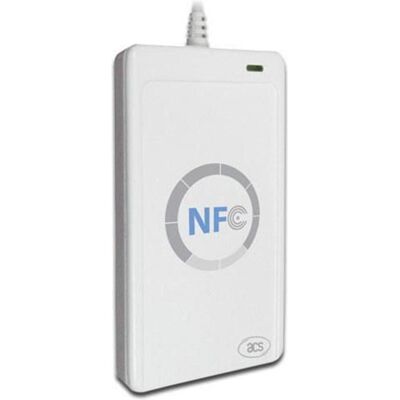 ACS Acr122 Mifare/Nfc USB (USB), Lecteur de carte mémoire, Blanc - Publicité ACS Acr122 Mifare/Nfc USB (USB), Lecteur de carte mémoire, Blanc - Publicité