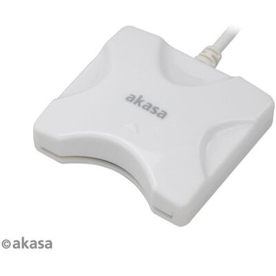 Akasa externà ÄteÄka Smart karet - bÃlà (USB 2.0, USB 3.0), Lecteur de carte mémoire, Blanc - Publicité Akasa externà ÄteÄka Smart karet - bÃlà (USB 2.0, USB 3.0), Lecteur de carte mémoire, Blanc - Publicité