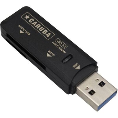 Caruba Lecteur de cartes Clé USB 3.0 (USB 3.0), Lecteur de carte mémoire, Argent - Publicité Caruba Lecteur de cartes Clé USB 3.0 (USB 3.0), Lecteur de carte mémoire, Argent - Publicité