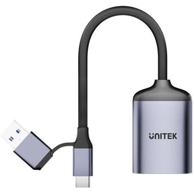 Unitek Czytnik Czytnik kart pamięci SD4.0 /Micro SD4.0, 2w1, Lecteur de carte mémoire, Gris - Publicité Unitek Czytnik Czytnik kart pamięci SD4.0 /Micro SD4.0, 2w1, Lecteur de carte mémoire, Gris - Publicité