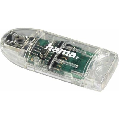 Hama Lecteur de cartes 8 en 1 (USB 2.0), Lecteur de carte mémoire, Transparent - Publicité Hama Lecteur de cartes 8 en 1 (USB 2.0), Lecteur de carte mémoire, Transparent - Publicité