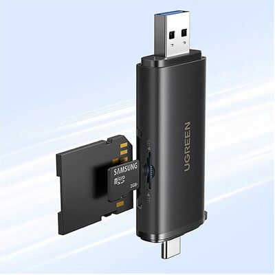 Ugreen CM803 (USB-C), Lecteur de carte mémoire, Noir - Publicité Ugreen CM803 (USB-C), Lecteur de carte mémoire, Noir - Publicité