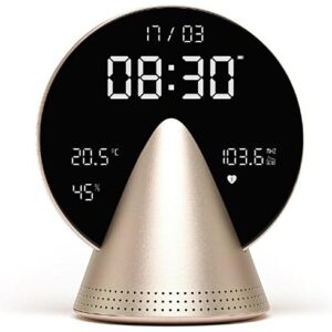 Lexon, Réveil, Alarm clock Conic Clock gold - Publicité Lexon, Réveil, Alarm clock Conic Clock gold - Publicité