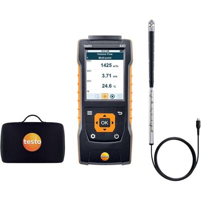 Anémomètre Testo 440 - Compact, Bluetooth, Température jusqu'à +1370°C - Publicité Anémomètre Testo 440 - Compact, Bluetooth, Température jusqu'à +1370°C - Publicité