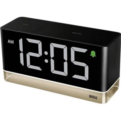 Braun Réveil, BC 27 BEU Réveil numérique à LED (67128) - Publicité Braun Réveil, BC 27 BEU Réveil numérique à LED (67128) - Publicité