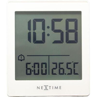 Nextime, Réveil, Digitaler Tischwecker 7.7x8.9x3cm RCC ABS "Wake Up" - Publicité Nextime, Réveil, Digitaler Tischwecker 7.7x8.9x3cm RCC ABS "Wake Up" - Publicité