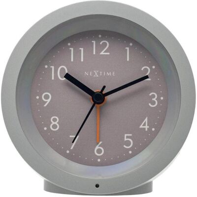 Nextime, Réveil, Tischwecker 10,5cm x 3,6cm lautlos Leuchtzifferblatt kompakt - Publicité Nextime, Réveil, Tischwecker 10,5cm x 3,6cm lautlos Leuchtzifferblatt kompakt - Publicité