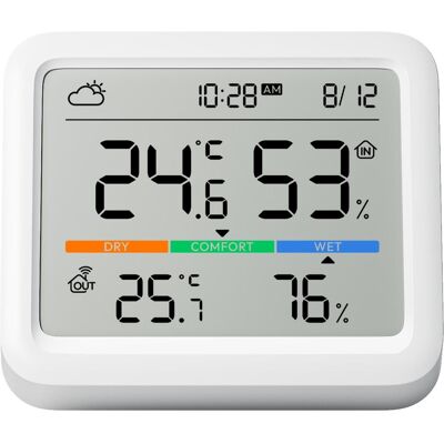 SwitchBot Meter Pro, Thermomètre + hygromètre, Blanc - Publicité SwitchBot Meter Pro, Thermomètre + hygromètre, Blanc - Publicité