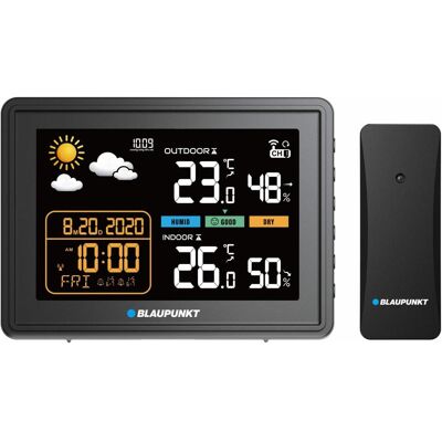 Station Météo Blaupunkt WS30BK - Thermomètre & Hygromètre Multifunctions - Publicité Station Météo Blaupunkt WS30BK - Thermomètre & Hygromètre Multifunctions - Publicité