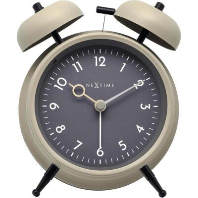 Nextime, Réveil, Silent Light Tischwecker aus Metall 12x14x6cm in elegantem Design - Publicité Nextime, Réveil, Silent Light Tischwecker aus Metall 12x14x6cm in elegantem Design - Publicité