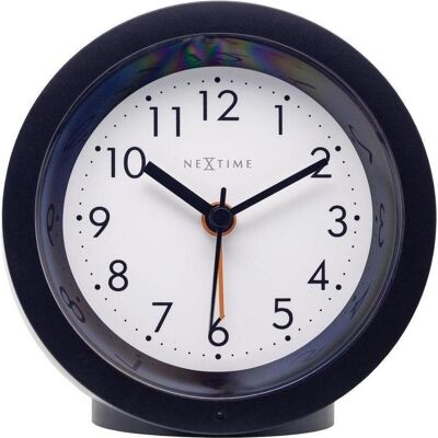 Nextime, Réveil, Tischwecker 10,5cm – Lautlos, Leuchtzifferblatt, rund, elegant - Publicité Nextime, Réveil, Tischwecker 10,5cm – Lautlos, Leuchtzifferblatt, rund, elegant - Publicité