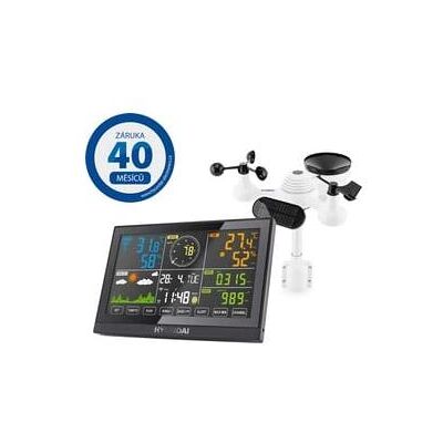 Hyundai HY-WSP5200WIFI, Station météo, Noir - Publicité Hyundai HY-WSP5200WIFI, Station météo, Noir - Publicité