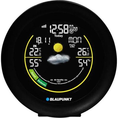 Blaupunkt WS35BK APP, Station météo, Noir - Publicité Blaupunkt WS35BK APP, Station météo, Noir - Publicité