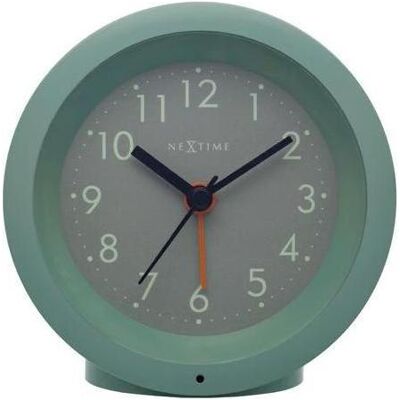 Nextime, Réveil, Tischwecker 10,5cm leise mit Leuchtzifferblatt rund kompakt design - Publicité Nextime, Réveil, Tischwecker 10,5cm leise mit Leuchtzifferblatt rund kompakt design - Publicité