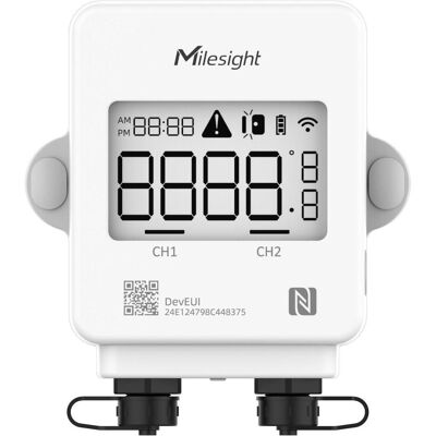 Milesight TS302 - Capteur de température LoRaWAN double RTD - Type de produit - Publicité Milesight TS302 - Capteur de température LoRaWAN double RTD - Type de produit - Publicité