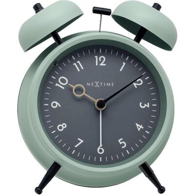 Nextime, Réveil, Tischwecker Metall Silent-Light 12x14x6cm – Golden Hour - Publicité Nextime, Réveil, Tischwecker Metall Silent-Light 12x14x6cm – Golden Hour - Publicité
