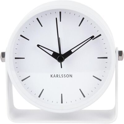 Karlsson, Réveil, Réveil classique Calm Blanc - Publicité Karlsson, Réveil, Réveil classique Calm Blanc - Publicité